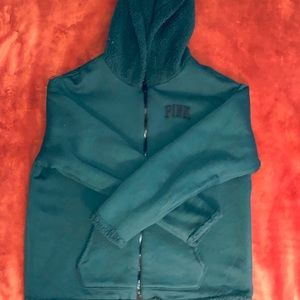 reversible green sherpa